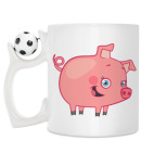 Кружка с футбольным мячиком