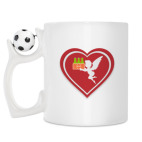 Кружка с футбольным мячиком
