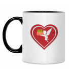 Кружка двухцветная