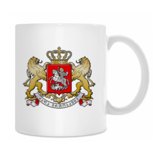 Кружка с принтом Грузия