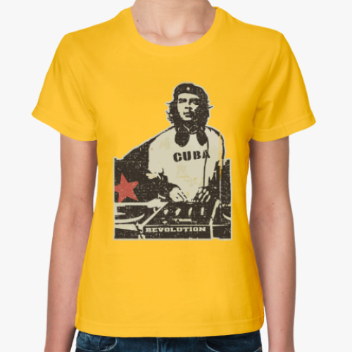 Женская футболка с принтом DJ Che