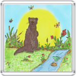 Выдра у ручья