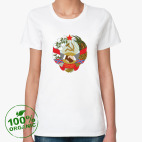 Женская футболка органик