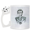 Кружка с футбольным мячиком