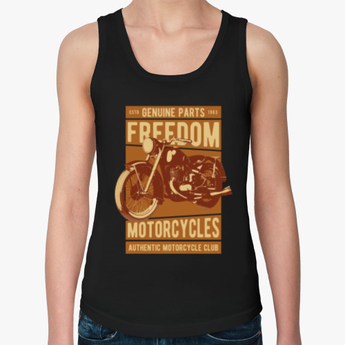 Женская майка с принтом Freedom