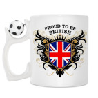 Кружка с футбольным мячиком