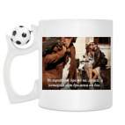 Кружка с футбольным мячиком