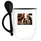 Кружка с ложкой