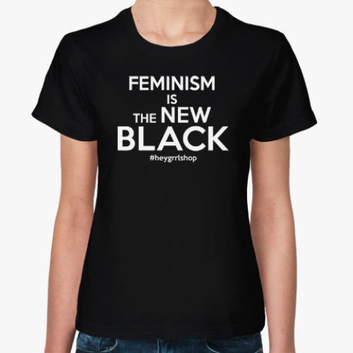 Женская футболка с принтом The New Black