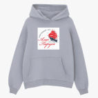 Толстовка худи оверсайз