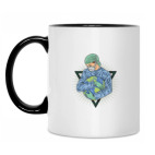 Кружка двухцветная