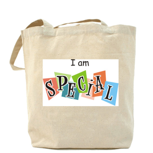 Сумка шоппер с принтом SPECIAL
