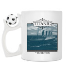 Кружка с футбольным мячиком