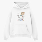 Толстовка худи оверсайз