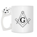 Кружка с футбольным мячиком