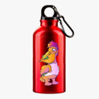 Металлическая бутылка 400 мл UV-DTF