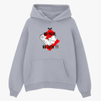 Толстовка худи оверсайз