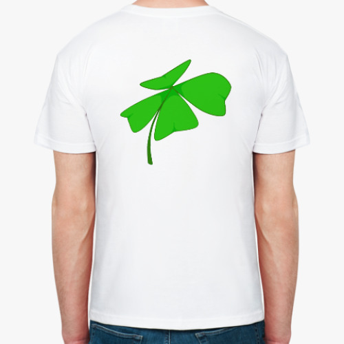 Футболка с принтом I love beer for free Люблю бесплатное пиво