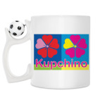 Кружка с футбольным мячиком