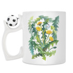 Кружка с футбольным мячиком