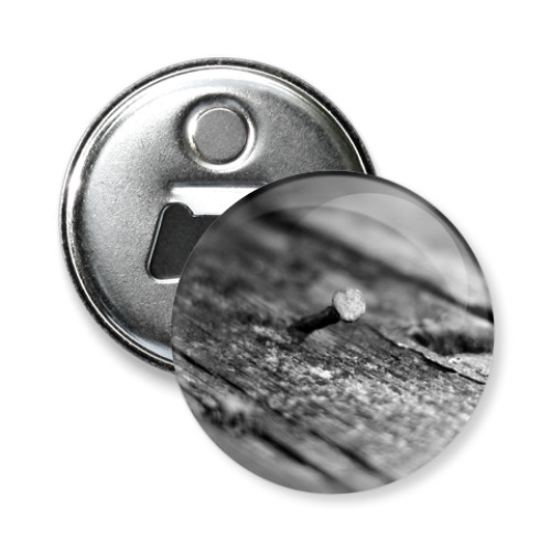 Магнит-открывашка с принтом  Гвоздь