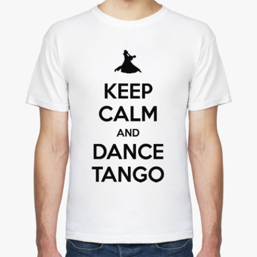 Футболка с принтом Keep Calm And Dance Tango