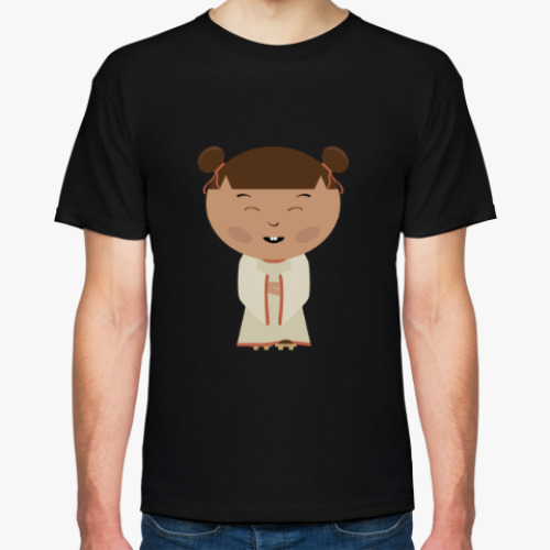 Футболка с принтом Японская девочка