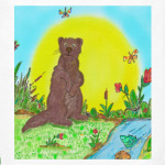 Выдра бодрая