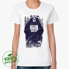 Женская футболка органик