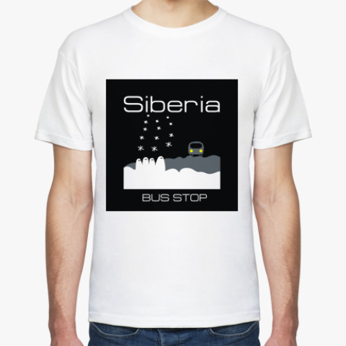 Футболка с принтом Siberia Bus-Stop T-Shirt