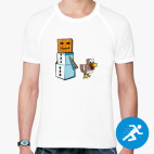 Мужская спортивная футболка