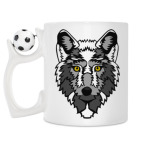 Кружка с футбольным мячиком