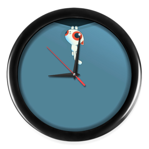 Настенные часы с принтом Зверёнок