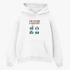 Толстовка худи оверсайз