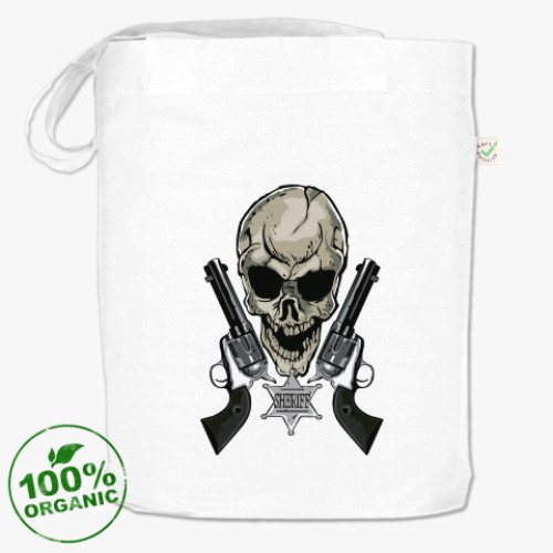 Сумка шоппер с принтом шериф