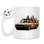 Кружка с футбольным мячиком