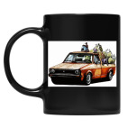 Кружка цветная UV-DTF