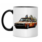 Кружка двухцветная