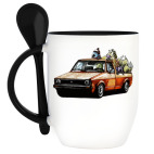 Кружка с ложкой