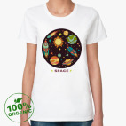 Женская футболка органик