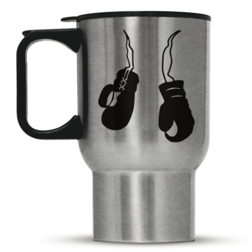 Кружка-термос с принтом Перчатки