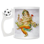 Кружка с футбольным мячиком