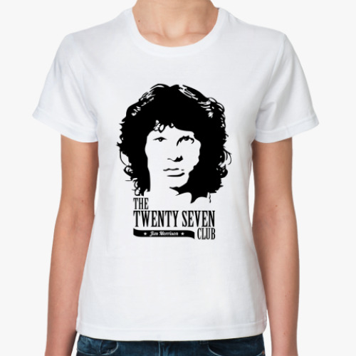 Классическая футболка с принтом 27 Club Morrison