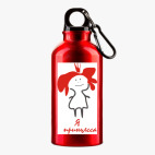 Металлическая бутылка 400 мл UV-DTF