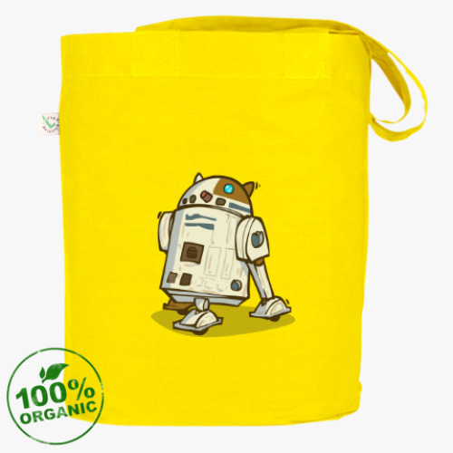 Сумка шоппер с принтом R2C2 — Пятничный Котик №34