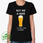 Женская футболка органик