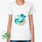 Женская футболка органик