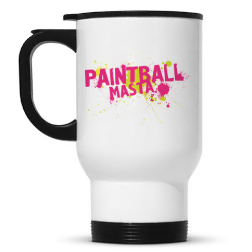 Кружка-термос с принтом Paintball MASTA