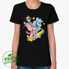 Женская футболка органик