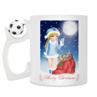 Кружка с футбольным мячиком